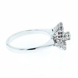 18K antique spoke style diamond ring 0.28ct/tw