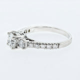 0.95CT Trinity Diamond Engagement Ring Lucida Style