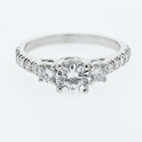 0.95CT Trinity Diamond Engagement Ring Lucida Style