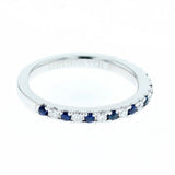 Vera Wang diamond and sapphire band
