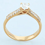 0.61CT/TW Diamond Engagement Ring
