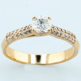 0.61CT/TW Diamond Engagement Ring